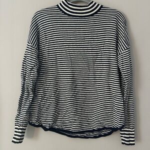 Madewell Navy and Cream Striped Sweater